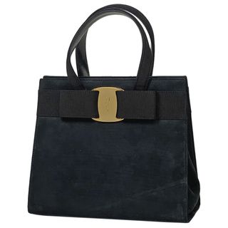 サルヴァトーレフェラガモ(Salvatore Ferragamo)の【在庫一掃】 サルヴァトーレフェラガモ ヴァラリボン ハンドバッグ 【中古】(ハンドバッグ)