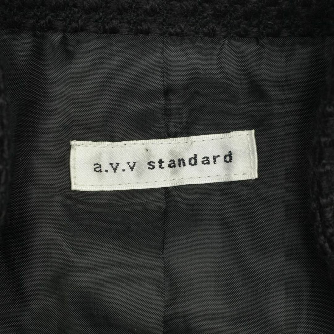a.v.v(アーヴェヴェ)の【a.v.v.standard】K2UAD-22088 ウール混ダブルコート レディースのジャケット/アウター(ロングコート)の商品写真