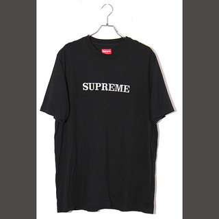 シュプリーム(Supreme)の18AW シュプリーム Floral Logo Tee 半袖Tシャツ XL 黒(Tシャツ/カットソー(半袖/袖なし))