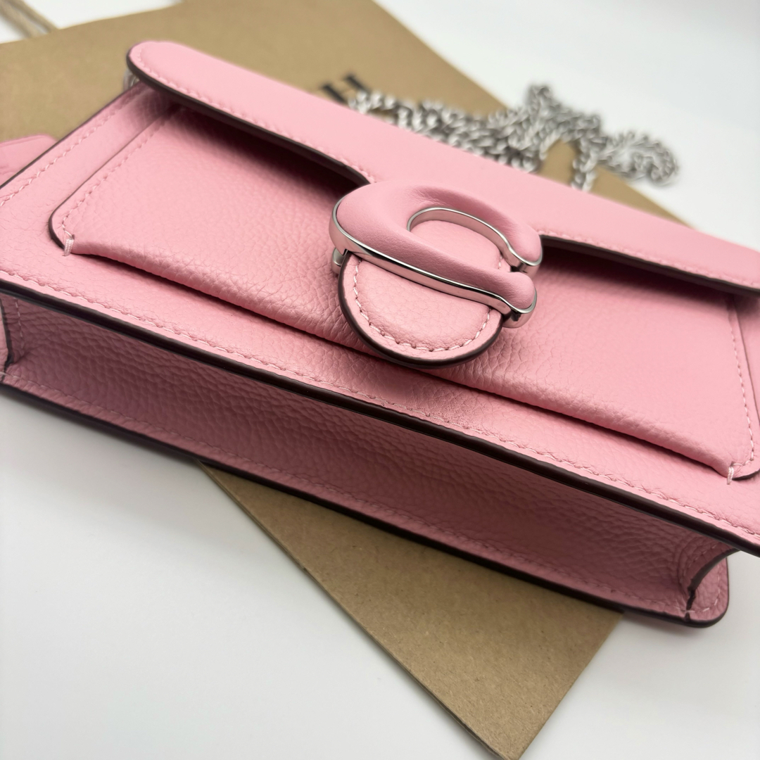 【COACH☆新品】タビー クロスボディ リストレット!ショルダーバッグ!ピンク 【COACH☆新品】タビー クロスボディ リストレット!ショルダーバッグ!ピンク