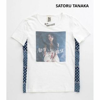 サトルタナカ AMY WINEHOUSE ラストリバティ 切り替えTシャツ(Tシャツ(半袖/袖なし))