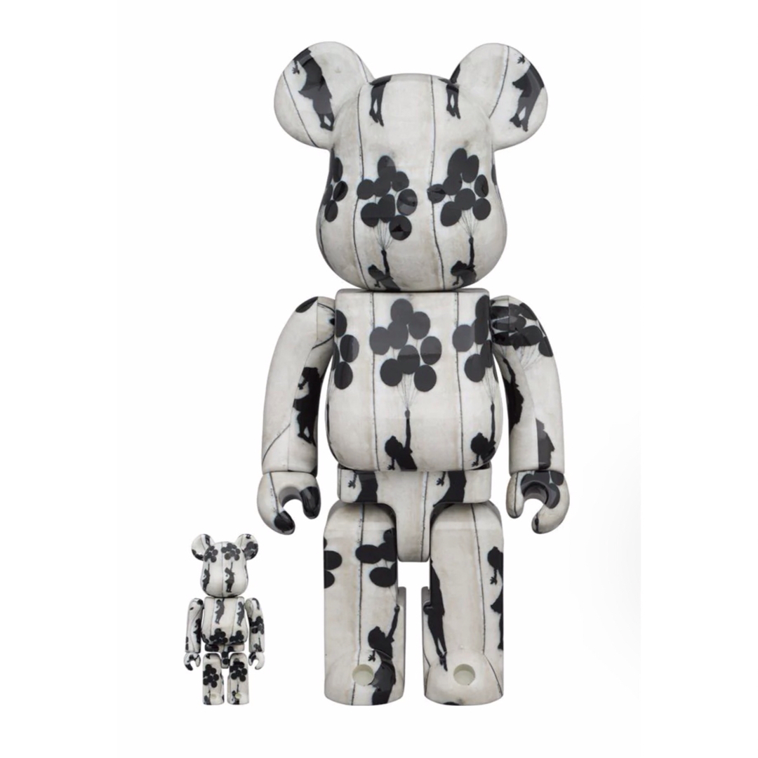 BE@RBRICK(ベアブリック)のBE@RBRICK フライングバルーンガール 100％ & 400％ エンタメ/ホビーのフィギュア(その他)の商品写真