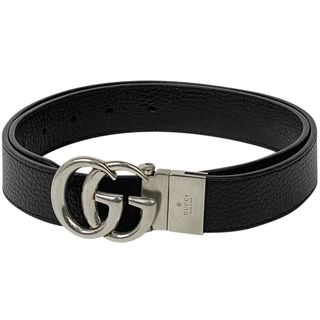 Gucci - 【在庫一掃】 グッチ GGマーモント ベルト 【中古】