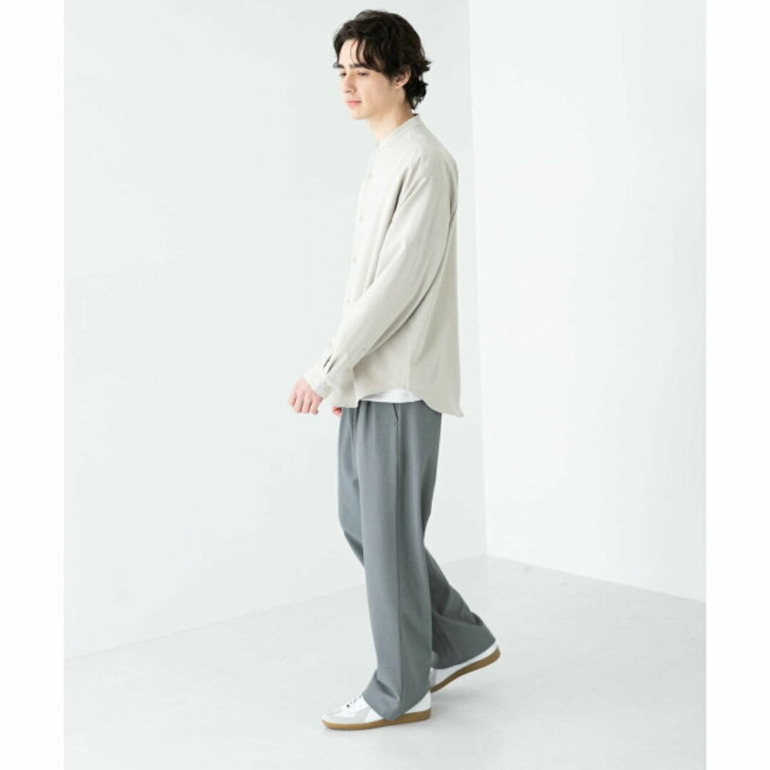 SENSE OF PLACE by URBAN RESEARCH(センスオブプレイスバイアーバンリサーチ)の【GRAY】【L】バンドカラーシャツ メンズのトップス(シャツ)の商品写真