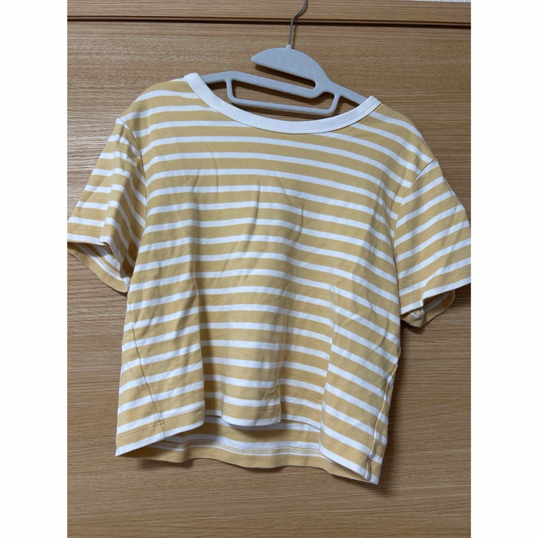 GU(ジーユー)のGUボーダーTシャツ レディースのトップス(Tシャツ(長袖/七分))の商品写真