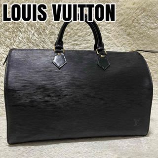 ルイヴィトン(LOUIS VUITTON)の735✨美品✨ルイヴィトン スピーディ35 エピ ミニボストンバッグ カデナ 黒(ボストンバッグ)