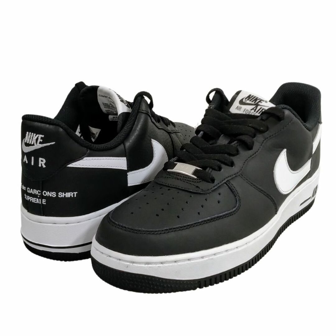 NIKE(ナイキ)のNIKE ナイキ AR7623-001 × SUPREME AIR FORCE 1 /SUPREME/ CDG エアフォース シューズ パンダ 黒×白 サイズUS9=27cm 正規品 / 33051 メンズの靴/シューズ(スニーカー)の商品写真