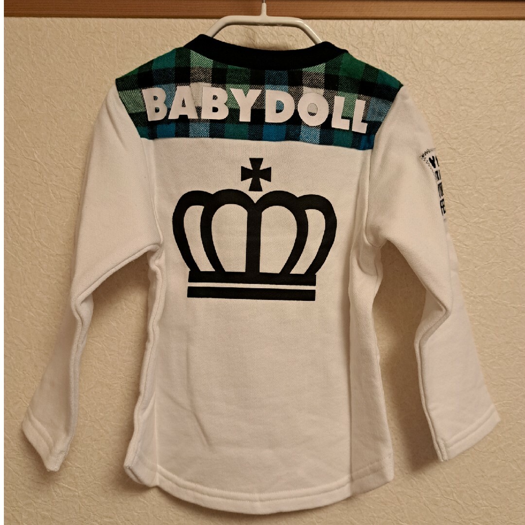 BABYDOLL(ベビードール)のBABYDOLL　Disney　ミッキー　長袖　カットソー　ベビド　100 キッズ/ベビー/マタニティのキッズ服男の子用(90cm~)(Tシャツ/カットソー)の商品写真