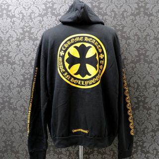 クロムハーツ(Chrome Hearts)のクロムハーツ【CHROMEHEARTS】CHプラスプリント/プルオーバーパーカー/ブラック/Lサイズ【中古】111800(パーカー)