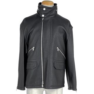 Hermes - 【在庫一掃】 エルメス スタンドカラー ライダースジャケット 48 【中古】