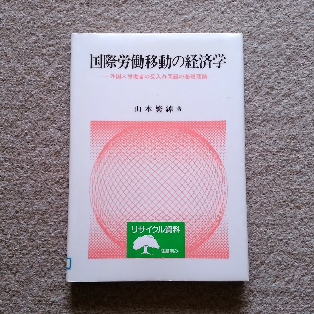 国際労働移動の経済学　訳あり注意　匿名配送　ゆうパケットポストにて発送　送料無料 エンタメ/ホビーの本(人文/社会)の商品写真