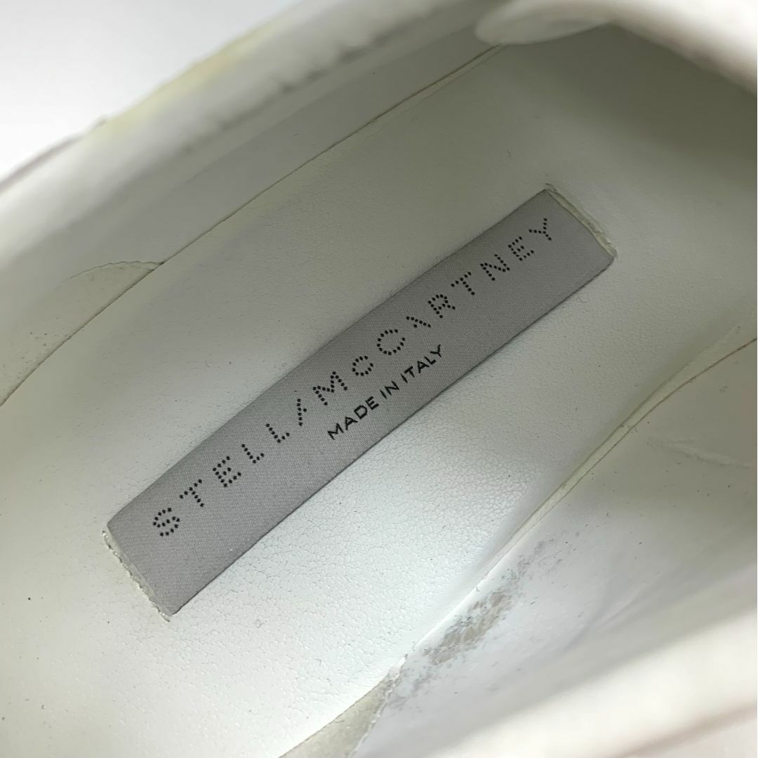Stella McCartney(ステラマッカートニー)の6399 ステラマッカートニー エリス レザー スター グリッター 厚底 レディースの靴/シューズ(スニーカー)の商品写真