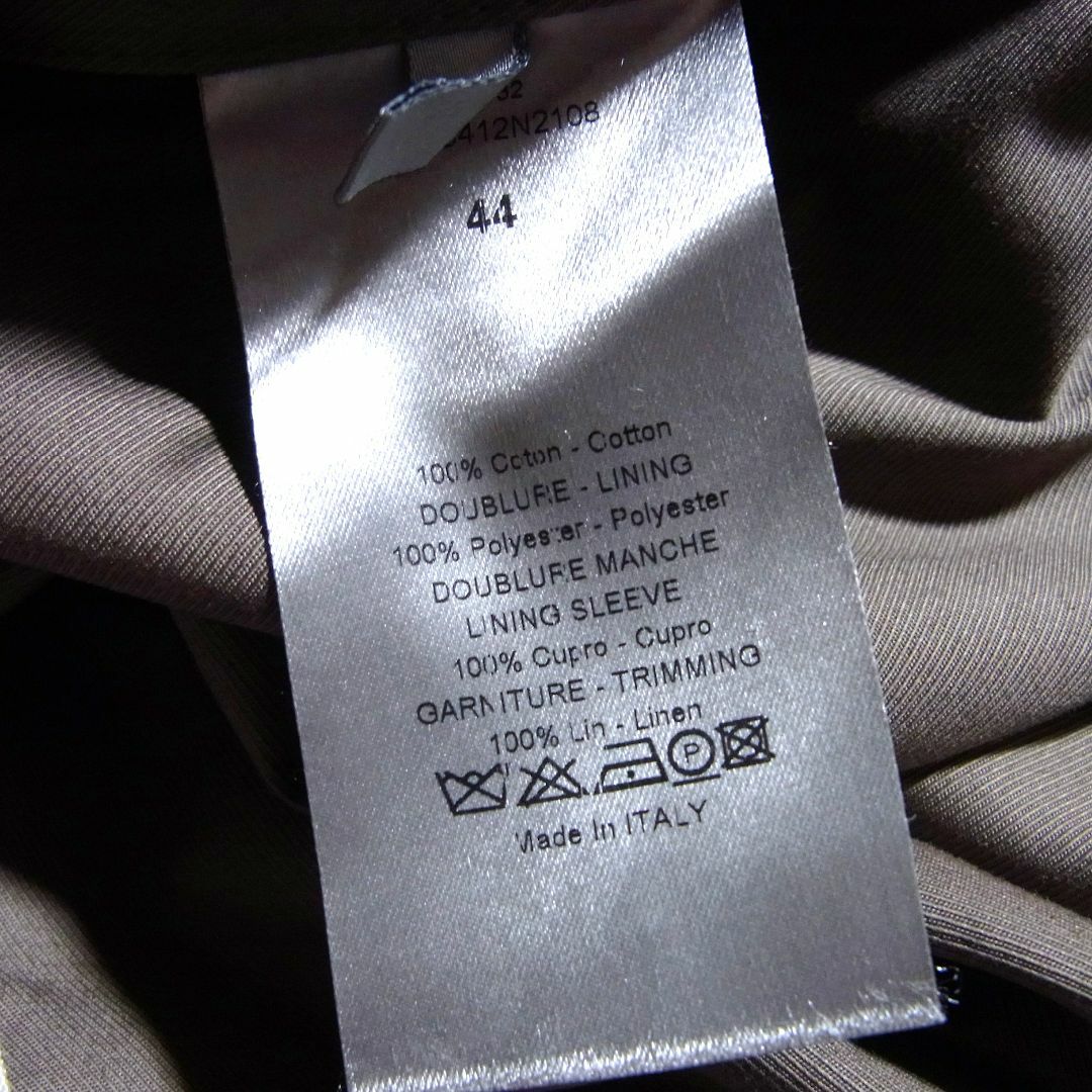 DIOR HOMME(ディオールオム)の13SS ディオールオム 裏地メッシュ コットン Pコート スプリングコート メンズのジャケット/アウター(ピーコート)の商品写真