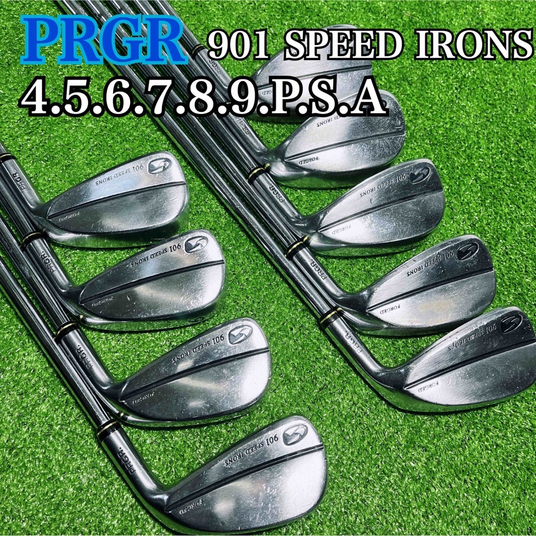 PRGR(プロギア)のC456 PRGR プロギア 901 SPEED IRONS メンズ 右利き スポーツ/アウトドアのゴルフ(クラブ)の商品写真