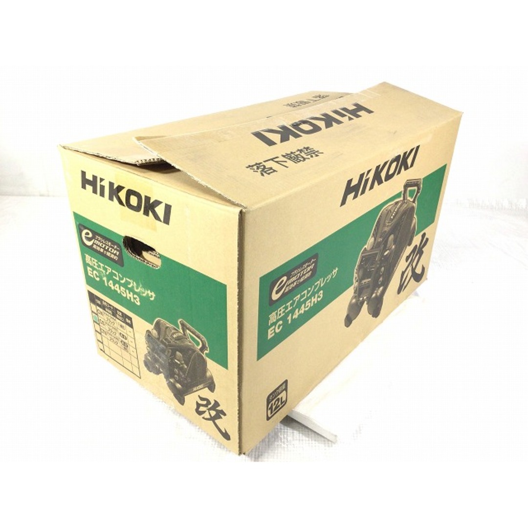 日立(ヒタチ)の☆未使用品☆HiKOKI エアーコンプレッサー EC1445H3 (CS) 高圧エアコンプレッサ 高圧専用 88162 自動車/バイクのバイク(工具)の商品写真