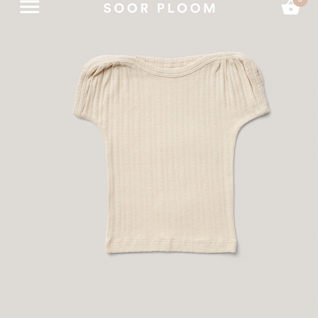 SOOR PLOOM(ソーアプルーム)のsoor ploom Sundae Tee 6y キッズ/ベビー/マタニティのキッズ服女の子用(90cm~)(Tシャツ/カットソー)の商品写真