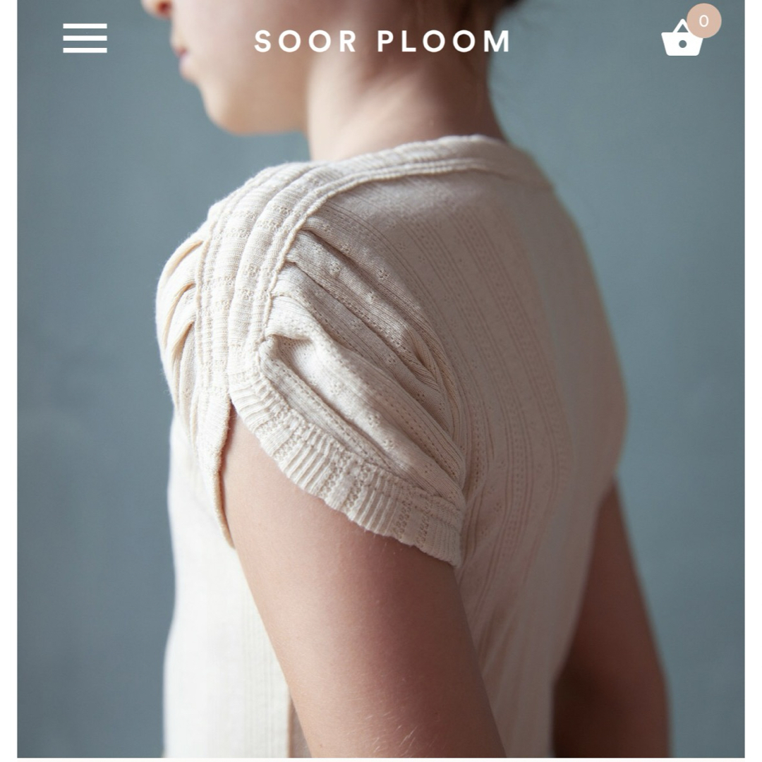 SOOR PLOOM(ソーアプルーム)のsoor ploom Sundae Tee 6y キッズ/ベビー/マタニティのキッズ服女の子用(90cm~)(Tシャツ/カットソー)の商品写真