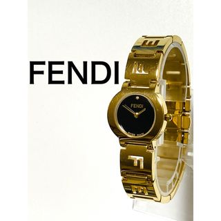 FENDI - 良品　FENDI フェンディ　ゴールド　1pダイヤ付き　レディース腕時計