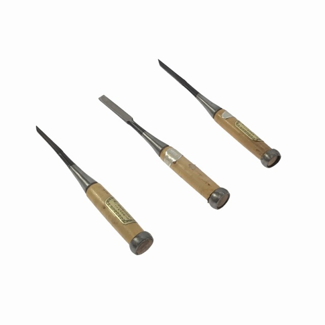 ☆中古 10本セット品☆ 在銘 貞一 鑿 10本 追い入れ ノミ 大工 ☆中古 10本セット品☆ 在銘 貞一 鑿 10本 追い入れ ノミ 大工