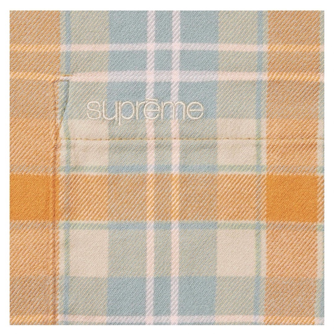 Supreme(シュプリーム)の24SS Supreme Plaid Flannel Shirt "Tan" メンズのトップス(シャツ)の商品写真