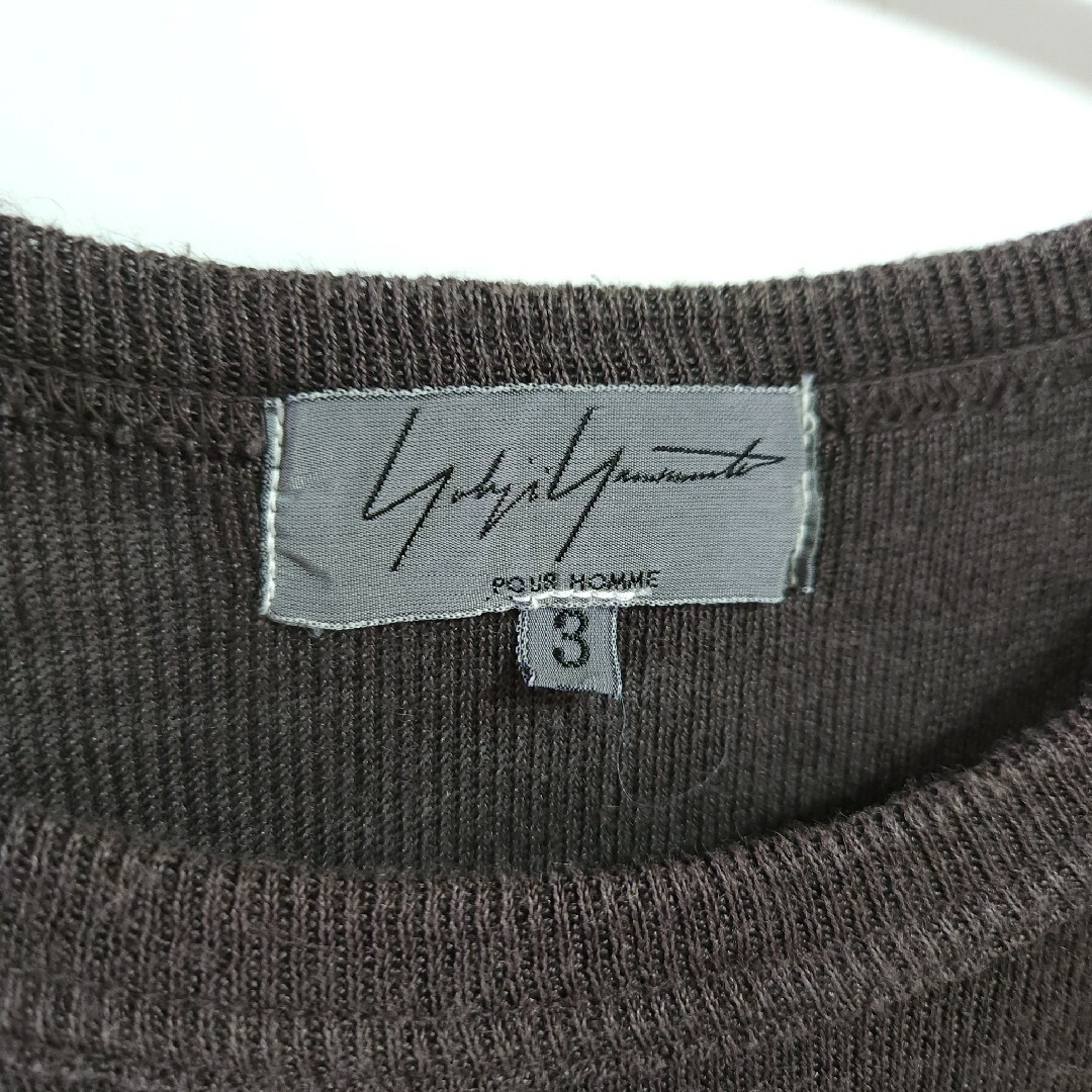Yohji Yamamoto POUR HOMME(ヨウジヤマモトプールオム)の04SS 大正ロマン期 ヨウジヤマモトプールオム ラミーリネンニット セーター メンズのトップス(ニット/セーター)の商品写真