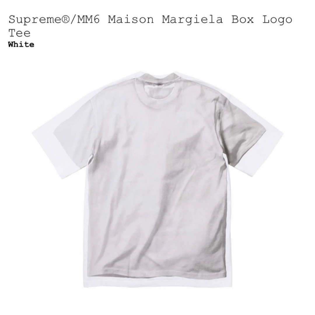 Maison Martin Margiela(マルタンマルジェラ)のSupreme x MM6 Maison Margiela Box Logo  レディースのトップス(Tシャツ(半袖/袖なし))の商品写真