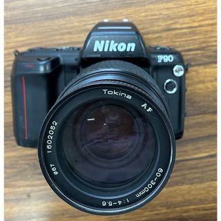 ニコン(Nikon)のNIKON F90 フィルム一眼レフカメラ TOKINA 60-300mm(フィルムカメラ)