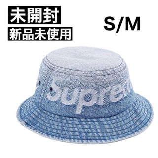 シュプリーム(Supreme)の【新品】シュプリーム バケットハット ジャガード デニム S/M ブルー(ハット)