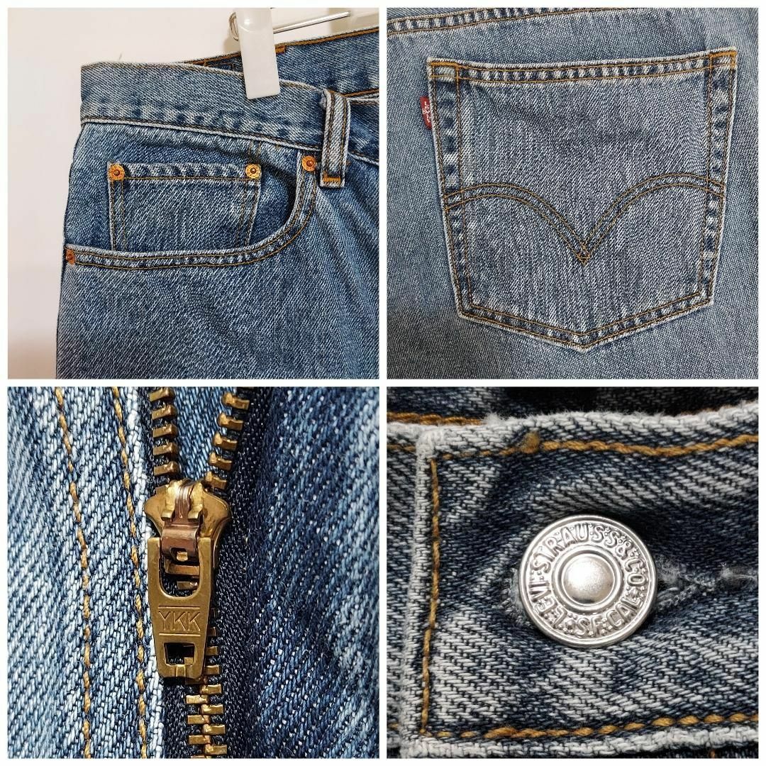 Levi's(リーバイス)のリーバイス560 Levis W40 ダークブルーデニム 青 00s 8457 メンズのパンツ(デニム/ジーンズ)の商品写真