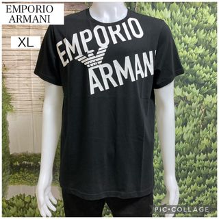 エンポリオアルマーニ(Emporio Armani)の【新品未使用】23春夏エンポリオアルマーニロゴ半袖 Tシャツ（黒）(Tシャツ/カットソー(半袖/袖なし))