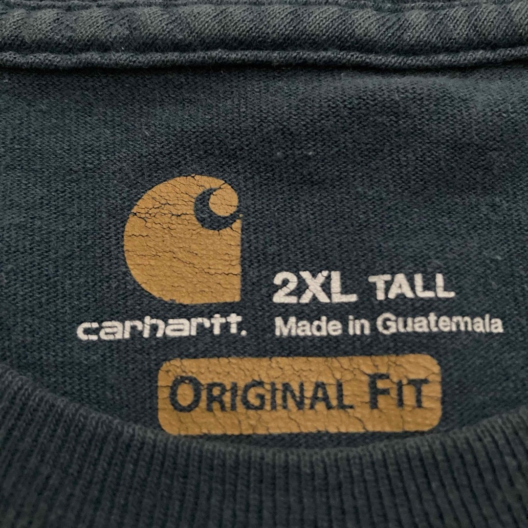 carhartt(カーハート)の90s Carhartt カーハート Tシャツ ポケットT ロゴタグ US古着 メンズのトップス(Tシャツ/カットソー(半袖/袖なし))の商品写真