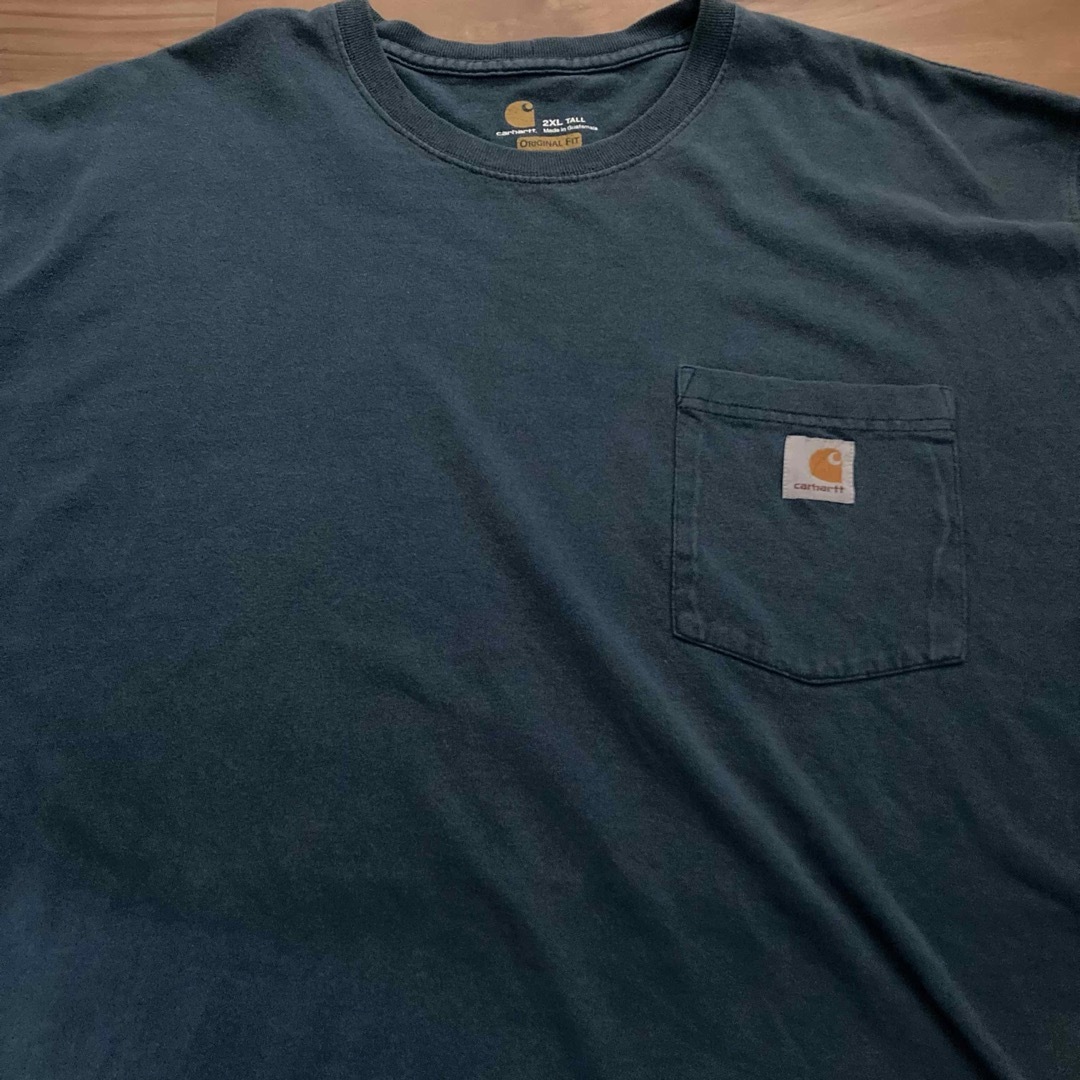 carhartt(カーハート)の90s Carhartt カーハート Tシャツ ポケットT ロゴタグ US古着 メンズのトップス(Tシャツ/カットソー(半袖/袖なし))の商品写真