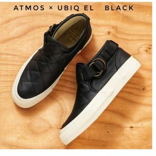 ユービック(UBIQ)の最値!定37950円!アトモス×ユービック高級カウレザー スニーカー 25.5(スニーカー)