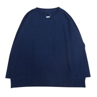 ヴィスヴィム(VISVIM)のVISVIM ビズビム 0123105010005 JUMBO SB SWEAT 3/4 ジャンボ スウェット 七分丈 カットオフ ネイビー系 4【中古】(スウェット)