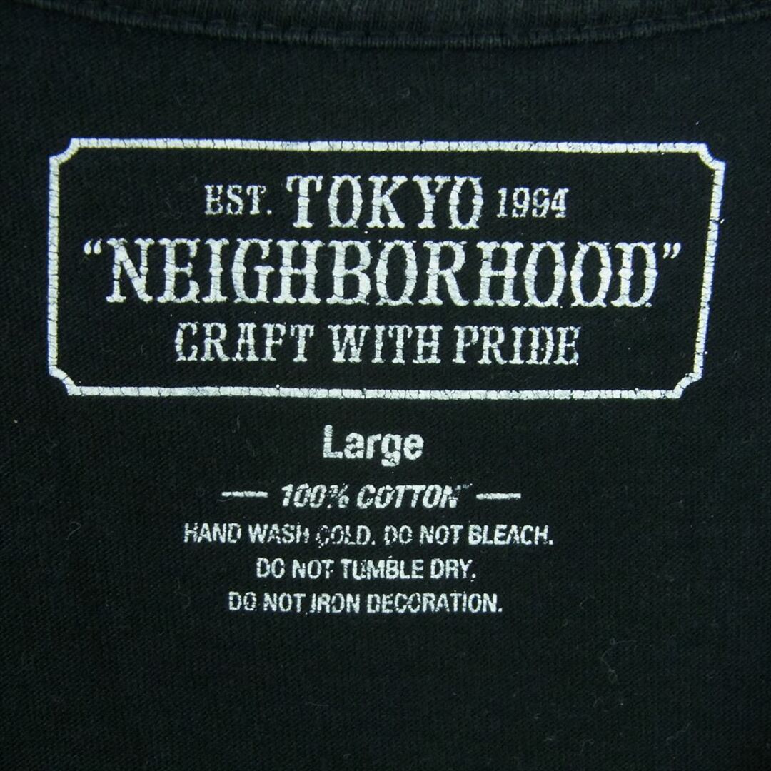 NEIGHBORHOOD(ネイバーフッド)のNEIGHBORHOOD ネイバーフッド W taps ダブルタップス Hong Kong Anniversary 香港限定 プリント 半袖 Tシャツ ブラック系 L【中古】 メンズのトップス(Tシャツ/カットソー(半袖/袖なし))の商品写真