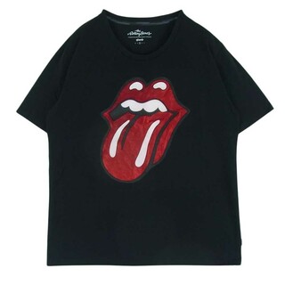 グラム(glamb)のglamb グラム GB0120 RS01 The Rolling Stones ザ ローリングストーンズ リップ&タン プリント 半袖 Tシャツ ブラック系 2【中古】(Tシャツ/カットソー(半袖/袖なし))