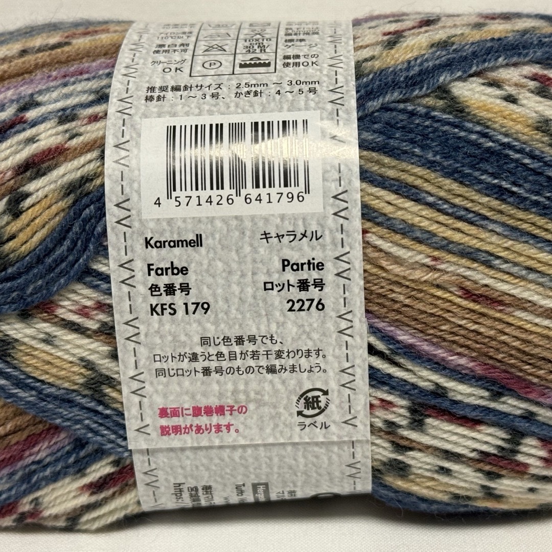 Opal毛糸　KFSオリジナル② ハンドメイドの素材/材料(生地/糸)の商品写真