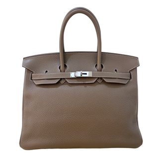 エルメス(Hermes)の　エルメス HERMES バーキン35 T刻印 (2015年製) エトゥープ　シルバー金具 トリヨンクレマンス メンズ ハンドバッグ(その他)