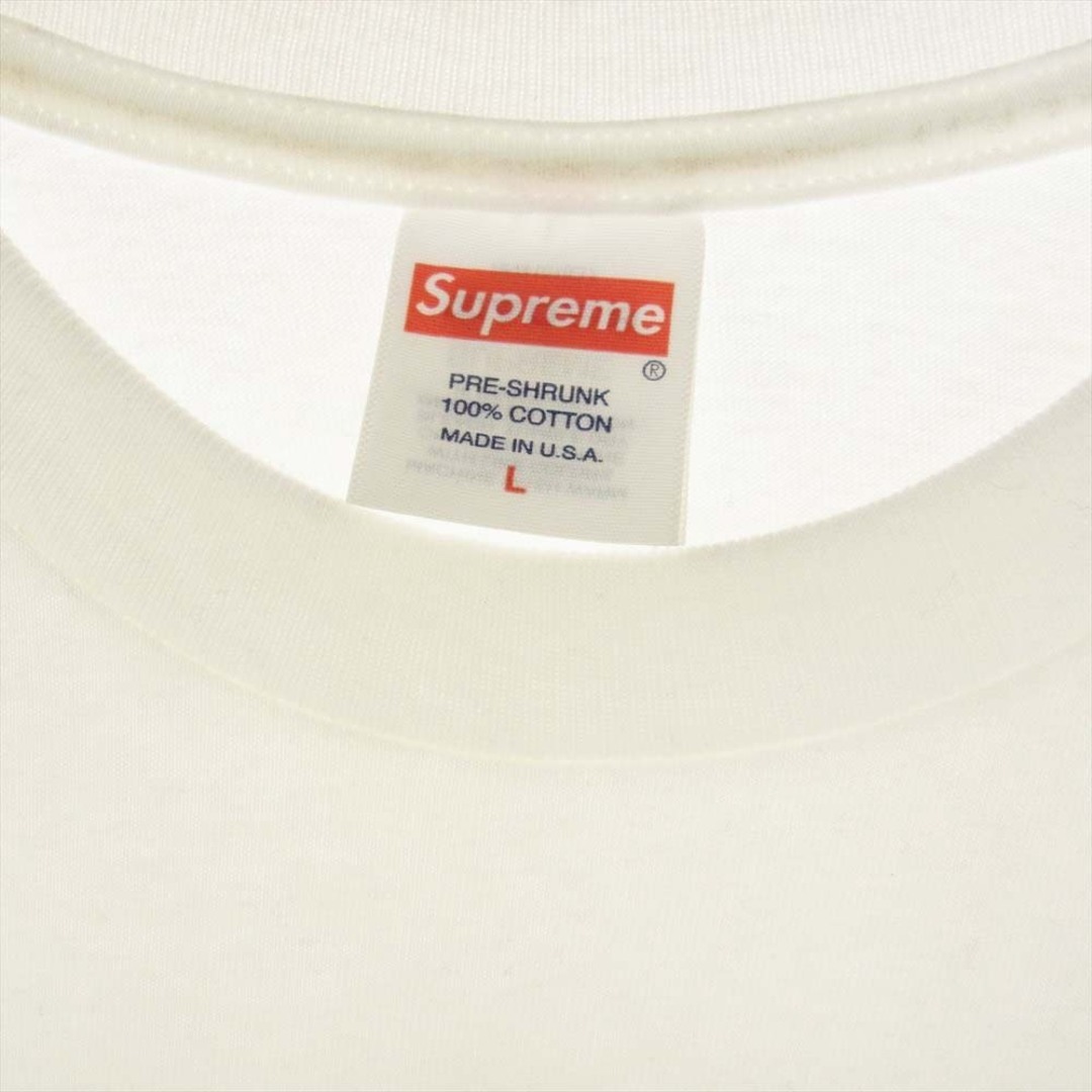 Supreme(シュプリーム)のSupreme シュプリーム Ｔシャツ 23AW NYC Tee New York ニューヨーク ロゴ プリント 半袖 Tシャツ ホワイト系 L【中古】 メンズのトップス(シャツ)の商品写真