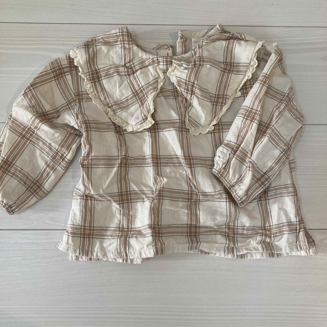 tete a tete(テータテート)の子供服　シャツ　80センチ キッズ/ベビー/マタニティのベビー服(~85cm)(シャツ/カットソー)の商品写真