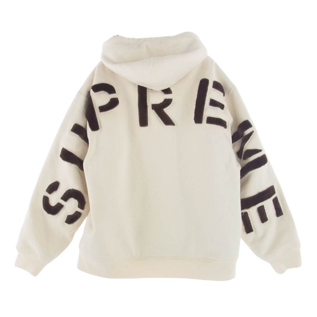 Supreme(シュプリーム)のSupreme シュプリーム パーカー 22aw  Faux Fur Lined Zip Up Hoodie Sweatshirt ファー ジップ パーカー オフホワイト系 L【美品】【中古】 メンズのトップス(パーカー)の商品写真