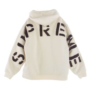 シュプリーム(Supreme)のSupreme シュプリーム パーカー 22aw  Faux Fur Lined Zip Up Hoodie Sweatshirt ファー ジップ パーカー オフホワイト系 L【美品】【中古】(パーカー)