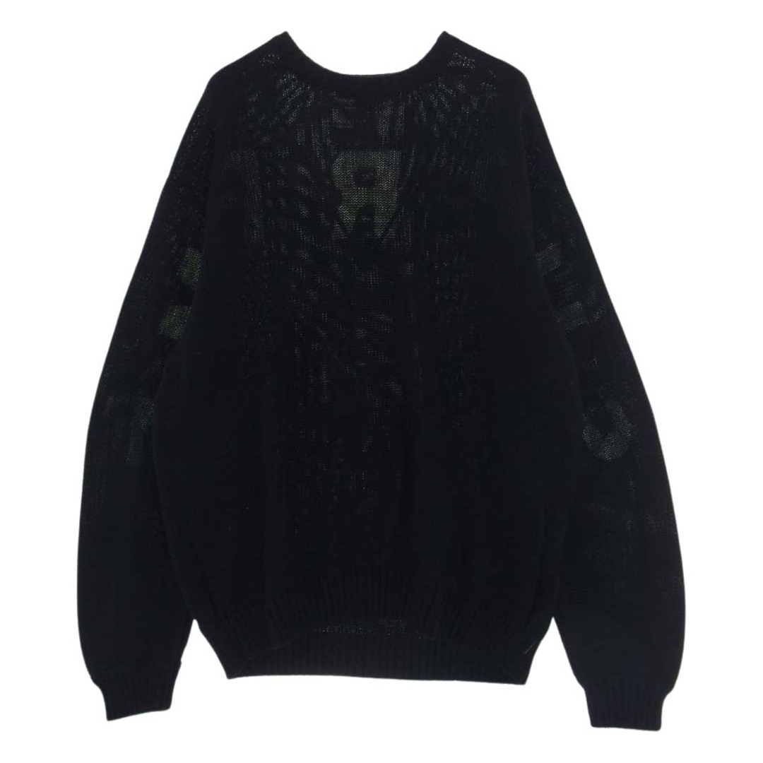 Supreme(シュプリーム)のSupreme シュプリーム ニット 20ss  Back Logo Sweater バックロゴ セーター ニット ブラック系 XL【中古】 メンズのトップス(ニット/セーター)の商品写真