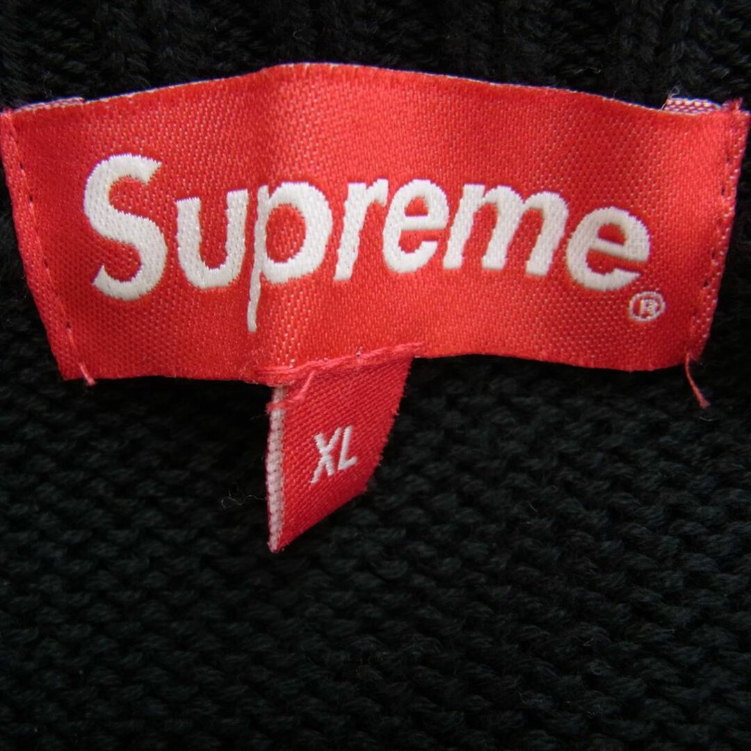 Supreme(シュプリーム)のSupreme シュプリーム ニット 20ss  Back Logo Sweater バックロゴ セーター ニット ブラック系 XL【中古】 メンズのトップス(ニット/セーター)の商品写真