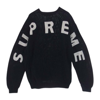 シュプリーム(Supreme)のSupreme シュプリーム ニット 20ss  Back Logo Sweater バックロゴ セーター ニット ブラック系 XL【中古】(ニット/セーター)