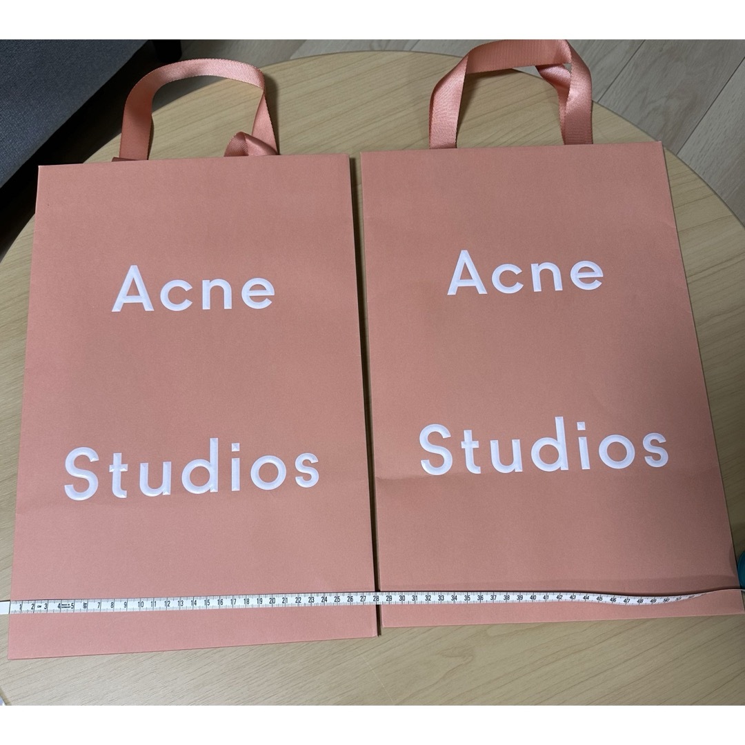 Acne Studios(アクネストゥディオズ)のAcne(アクネ)新品・未使用 ショッパー 2枚セット レディースのバッグ(ショップ袋)の商品写真