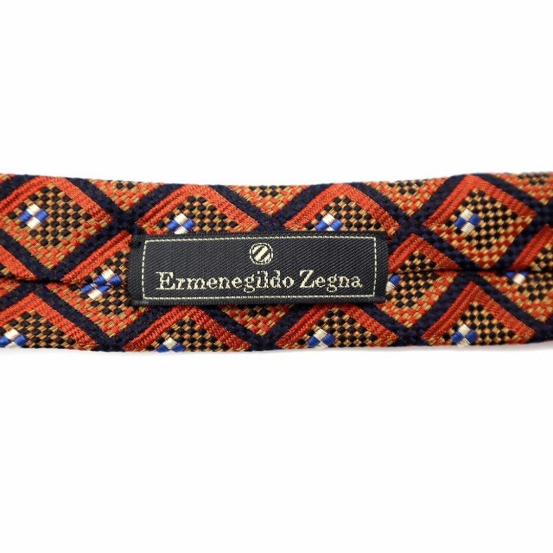 Ermenegildo Zegna(エルメネジルドゼニア)のエルメネジルドゼニア 刺繍 総柄 シルク ネクタイ メンズのファッション小物(ネクタイ)の商品写真
