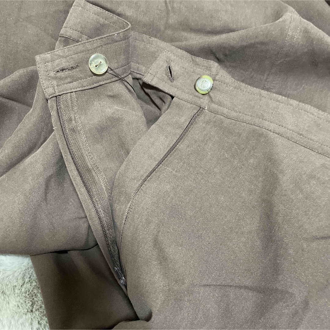 絹　シルク100% フレアスカート　M新品 レディースのスカート(ロングスカート)の商品写真