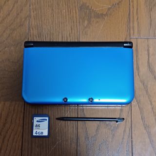 ニンテンドー3DS(ニンテンドー3DS)のニンテンドー3DS LL ブルー×ブラック 中古(携帯用ゲーム機本体)