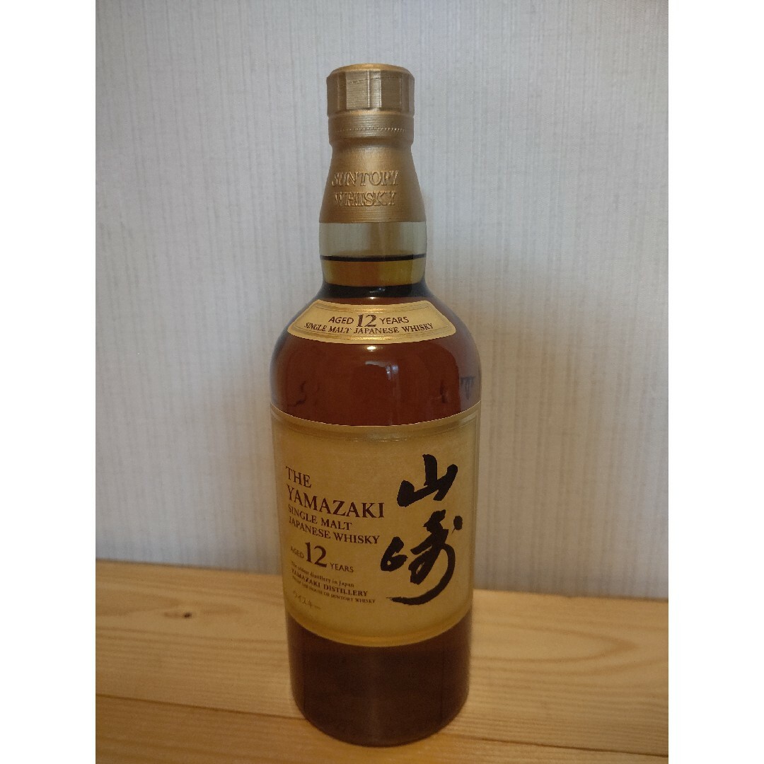 サントリー(サントリー)の山崎１２年   未開封  箱無し 食品/飲料/酒の酒(ウイスキー)の商品写真